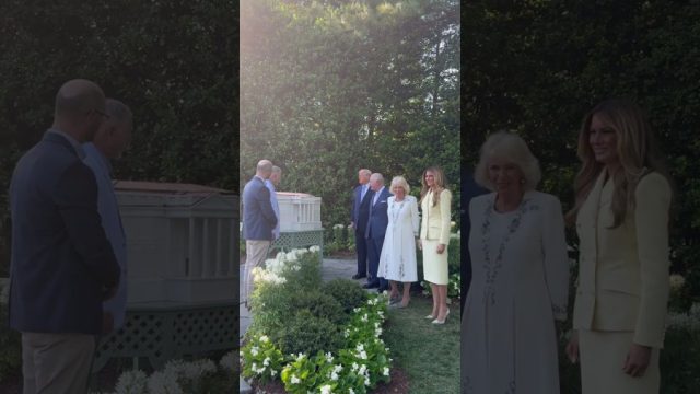King, Queen tour White House Beehive with US President, First Lady