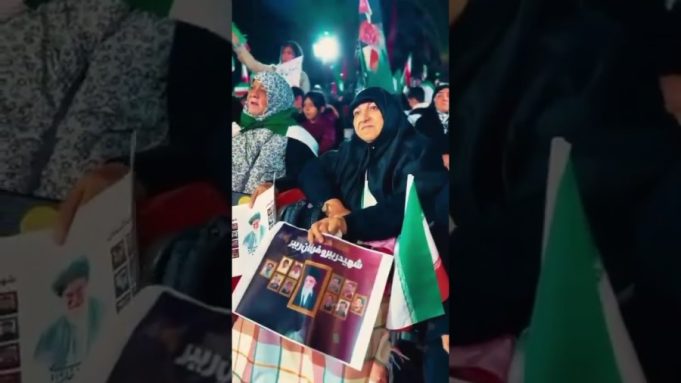 Iranians express gratitude to Pakistan in Tehran with flag display, slogans