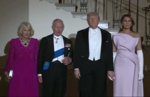 US President, First Lady accompany King Charles, Queen Camilla to state dinner