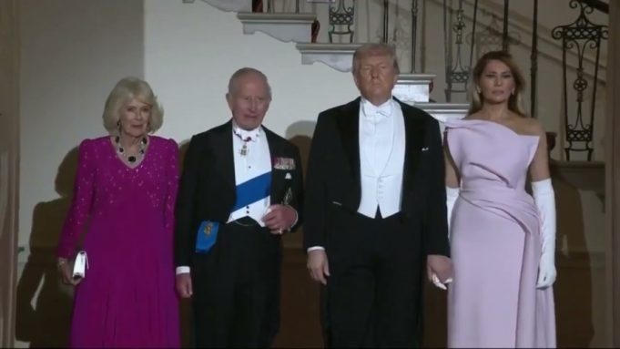 US President, First Lady accompany King Charles, Queen Camilla to state dinner