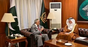 Saudi Envoy, Ishaq Dar stress dialogue for regional peace, reaffirm strong bilateral ties