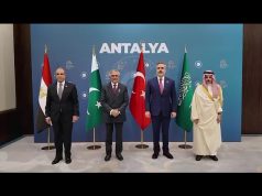Pakistan, Saudi Arabia, Türkiye, Egypt FMs hold consultative meeting on regional peace