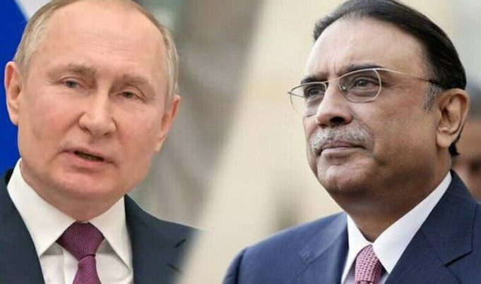 President Zardari felicitates Putin, Russian people on Victory Day