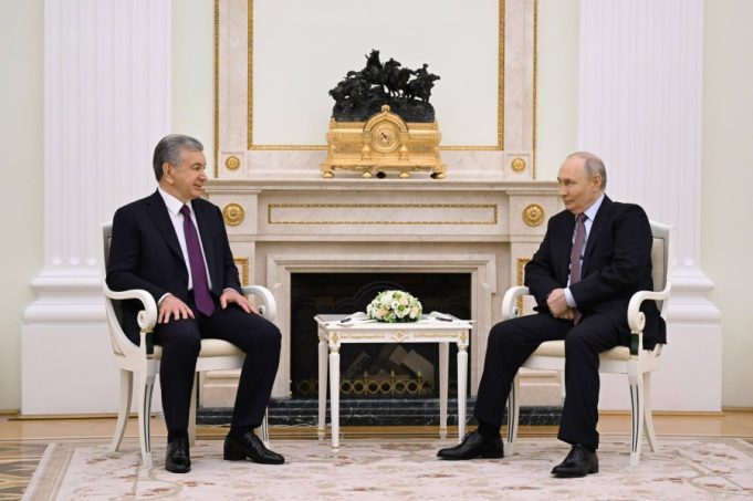 Mirziyoyev, Putin discuss strategic partnership, economic cooperation in Moscow