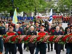 Uzbek President attends Victory Day events in Moscow