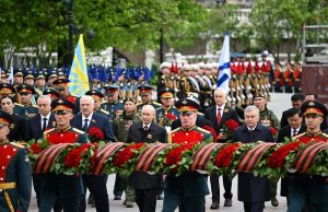 Uzbek President attends Victory Day events in Moscow