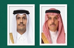 Saudi, Qatari foreign ministers discuss regional developments