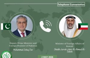 Pakistan, Kuwait FMs discuss regional situation, reaffirm strong fraternal ties