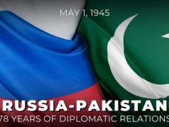Russia, Pakistan mark 78 years of diplomatic relations, reaffirm expanding strategic cooperation