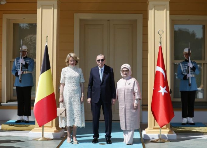 Erdoğan, Queen Mathilde discuss Türkiye-Belgium ties, regional issues