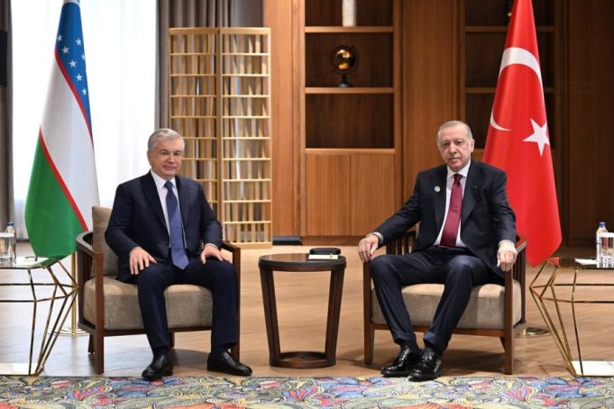 Erdoğan, Uzbek President Mirziyoyev discuss bilateral cooperation, regional issues in Turkistan