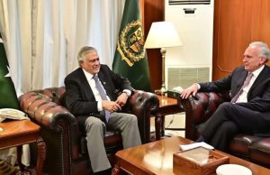 UN Secretary-General’s envoy meets Ishaq Dar, appreciates Pakistan’s diplomatic efforts