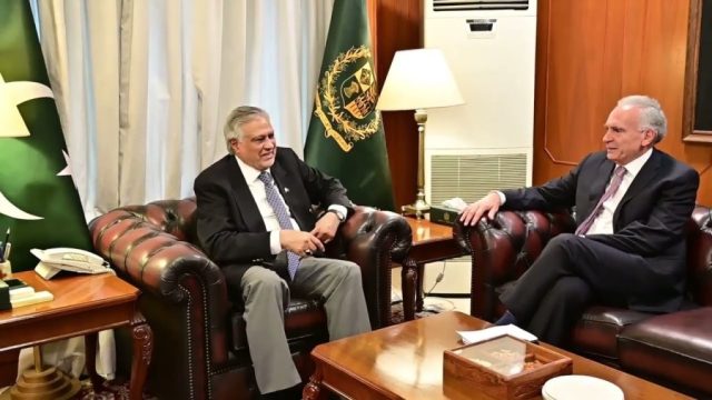 UN Secretary-General’s envoy meets Ishaq Dar, appreciates Pakistan’s diplomatic efforts