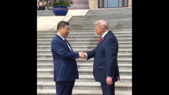 Trump receives grand welcome as high-stakes Xi Summit begins