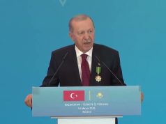 Erdoğan highlights expanding Türkiye-Kazakhstan economic, energy cooperation at business forum