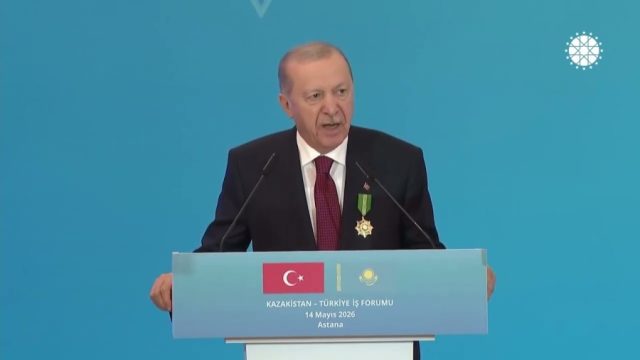 Erdoğan highlights expanding Türkiye-Kazakhstan economic, energy cooperation at business forum
