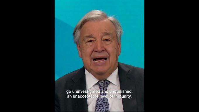 UN Chief António Guterres urges protection of journalists, warns of rising threats to press freedom