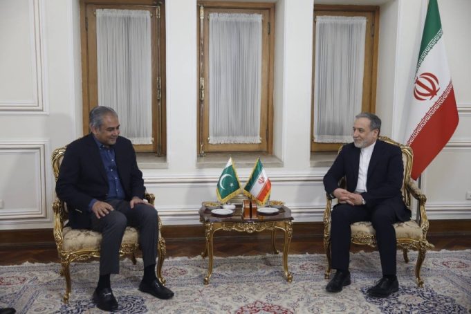 Pakistan’s Interior Minister Syed Mohsin Naqvi meets Iranian Foreign Minister Seyed Abbas Araghchi in Tehran, where the two leaders discussed bilateral relations, regional developments and other issues of mutual interest for strengthening cooperation between the neighboring countries.