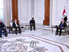 Iraqi President, Iranian FM Araghchi stress diplomacy to preserve regional stability