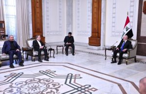 Iraqi President, Iranian FM Araghchi stress diplomacy to preserve regional stability