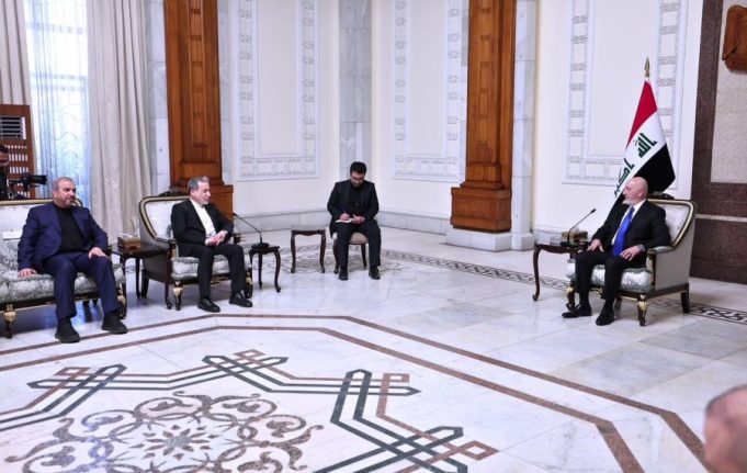 Iraqi President, Iranian FM Araghchi stress diplomacy to preserve regional stability
