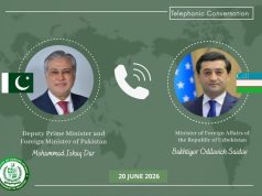 Uzbekistan lauds Pakistan’s mediation role in Islamabad MoU, backs continued peace efforts