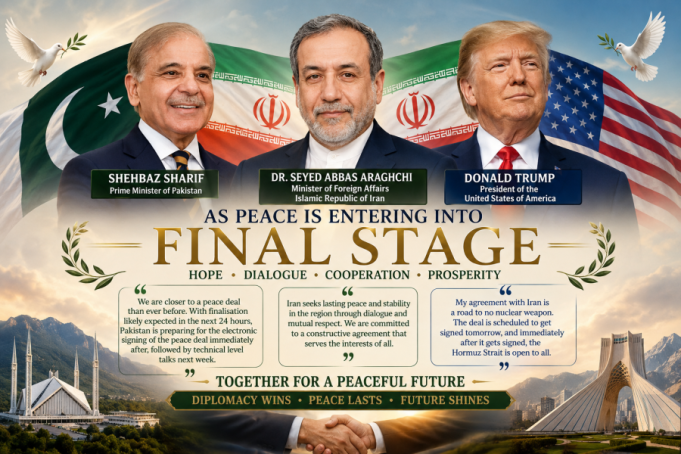 Pakistan says peace deal imminent as Iranian Foreign Minister heads to Islamabad; Trump signals agreement near