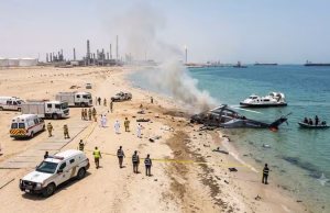Saudi Aramco helicopter crash kills 14 Saudi nationals in Ras Tanura