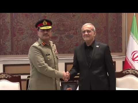 President Pezeshkian, Field Marshal Asim Munir discuss regional security, strategic cooperation