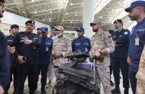 Kuwait Interior Minister inspects airport terminal damaged in Iranian attack