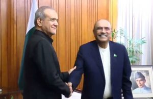 President Zardari, President Pezeshkian reaffirm commitment to stronger Pakistan-Iran partnership, lasting regional peace