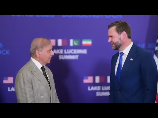 PM Shehbaz, Field Marshal Asim meet US Vice President JD Vance on sidelines of Islamabad MoU talks