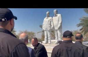 Iranian FM Araghchi visits memorial site of Soleimani and al-Muhandis near Baghdad Airport