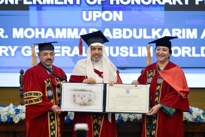 NUML confers honorary PhD on MWL Chief Dr Al-Issa for advancing global peace, interfaith harmony
