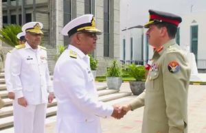 Naval Chief, Commander National Strategic Command discuss maritime security, strategic preparedness