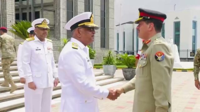Naval Chief, Commander National Strategic Command discuss maritime security, strategic preparedness