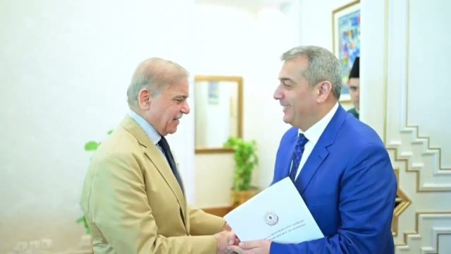 Prime Minister Shehbaz bids farewell to Azerbaijani envoy, reaffirms commitment to stronger bilateral ties
