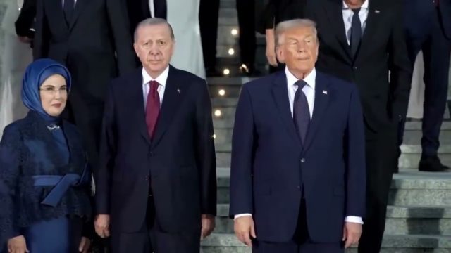 President Trump joins NATO leaders for official family photo in Ankara