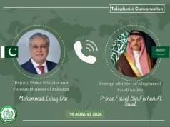 Dar speaks with Saudi, Iranian FMs, discusses regional developments, Makkah Defence Agreement