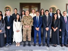 COAS Asim Munir interacts with Harvard Business School students in Rawalpindi
