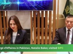 U.S. Chargé d’Affaires Natalie Baker visits SIFC to discuss investment cooperation
