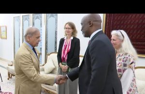 PM Shehbaz Sharif receives UN Resident Coordinator Mohamed Yahya for farewell call