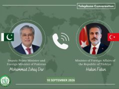 Dar, Fidan review bilateral ties, regional developments; reaffirm support for Palestine