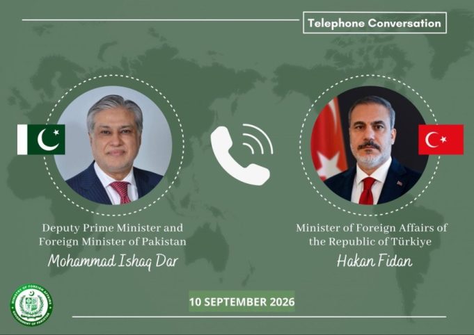 Dar, Fidan review bilateral ties, regional developments; reaffirm support for Palestine