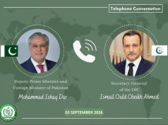 Dar congratulates newly elected OIC Secretary-General, reaffirms Pakistan’s commitment to Muslim Ummah