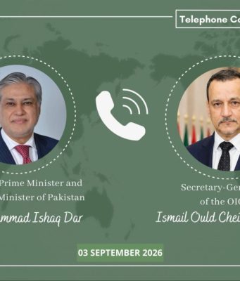 Dar congratulates newly elected OIC Secretary-General, reaffirms Pakistan’s commitment to Muslim Ummah