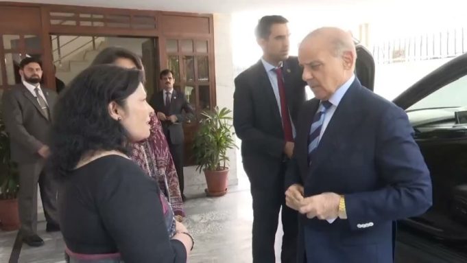 PM Shehbaz visits Nepal Embassy, expresses solidarity over deadly floods, landslides