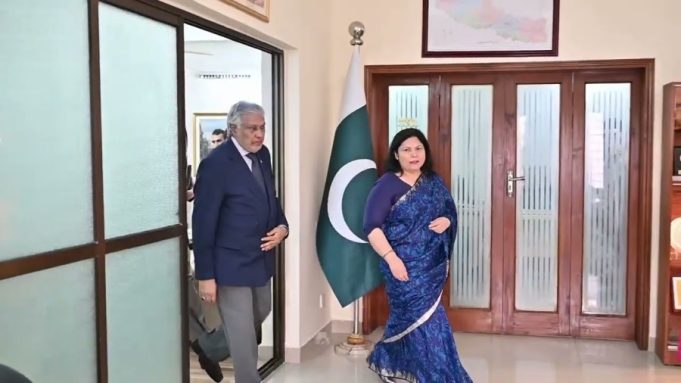 Dar visits Nepal Embassy, expresses Pakistan’s solidarity with flood-hit Nepal