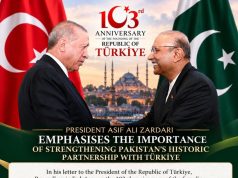President Zardari highlights Pakistan–Türkiye brotherhood, defence cooperation